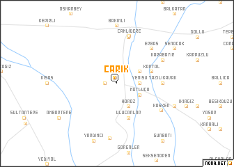 map of Çarık