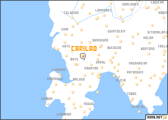 map of Carilao