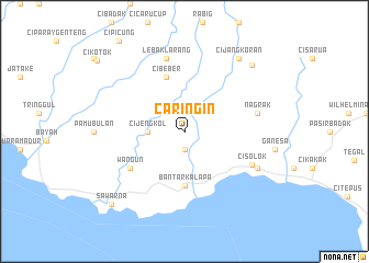 map of Caringin