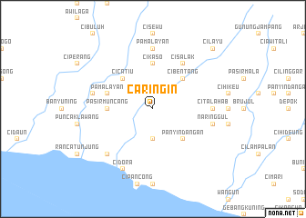 map of Caringin