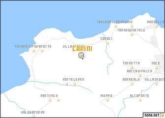 map of Carini