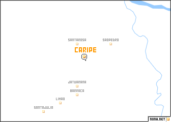 map of Caripé