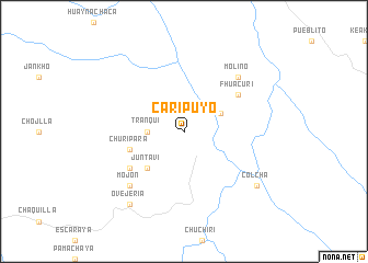 map of Caripuyo