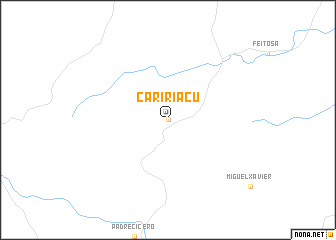 map of Caririaçu