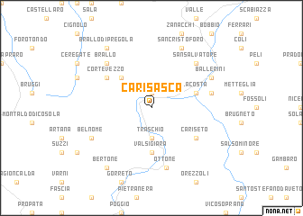 map of Carisasca