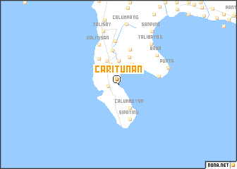map of Caritunan