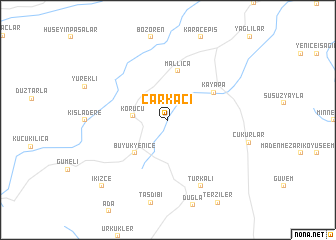 map of Çarkacı