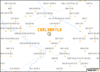 map of Carla-Bayle