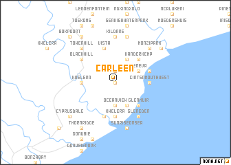 map of Carleen