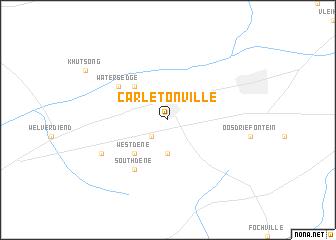 map of Carletonville