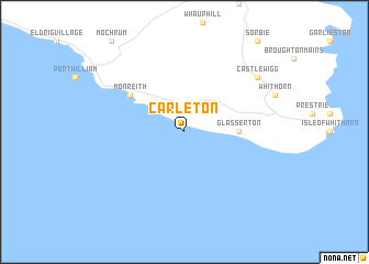 map of Carleton