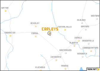 map of Carleys