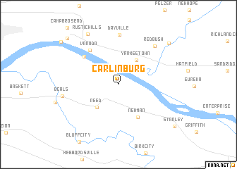 map of Carlinburg