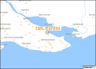 map of Carlingford