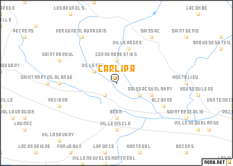 map of Carlipa