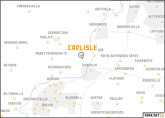 map of Carlisle