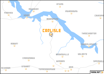 map of Carlisle