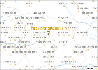 map of Carlos Caraballo