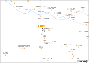 map of Carlos
