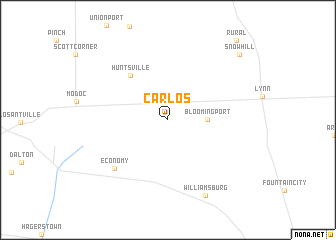 map of Carlos