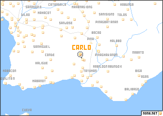 map of Carlo