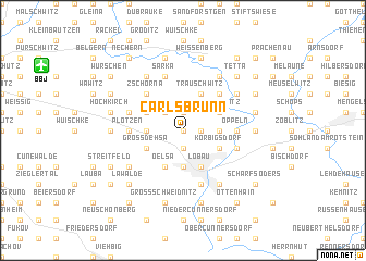 map of Carlsbrunn