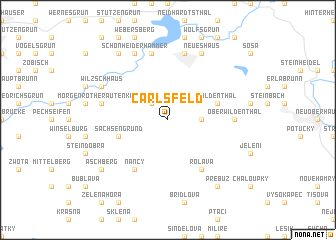 map of Carlsfeld