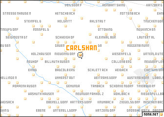 map of Carlshan