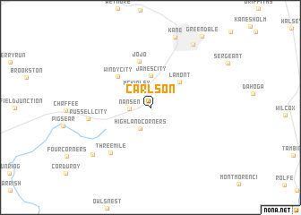 map of Carlson