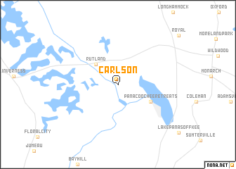 map of Carlson