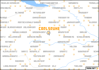 map of Carlsruhe