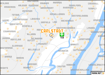 map of Carlstadt