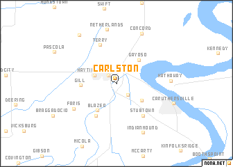 map of Carlston