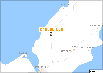 map of Carlsville