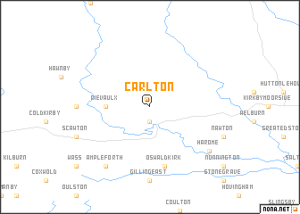 map of Carlton