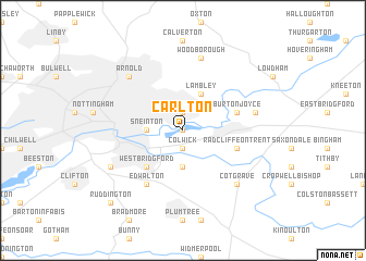 map of Carlton