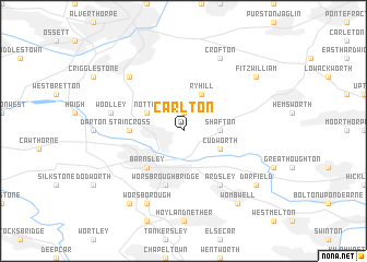 map of Carlton