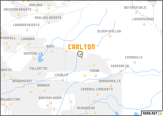 map of Carlton