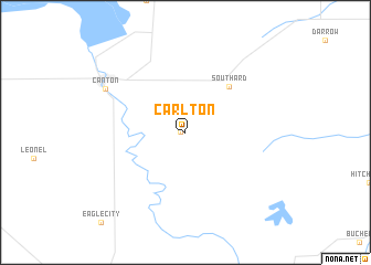 map of Carlton