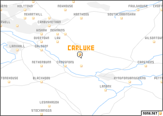 map of Carluke