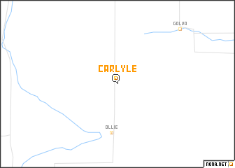 map of Carlyle