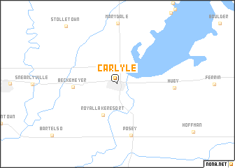 map of Carlyle