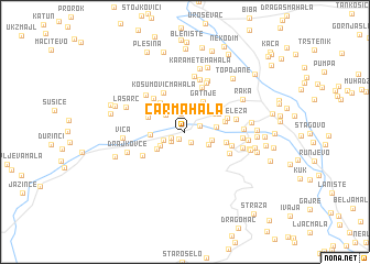 map of Car-Mahala