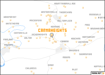 map of Carma Heights