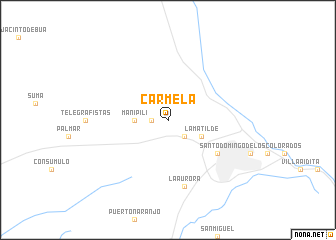 map of Carmela