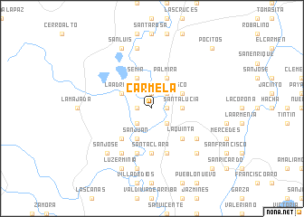 map of Carmela