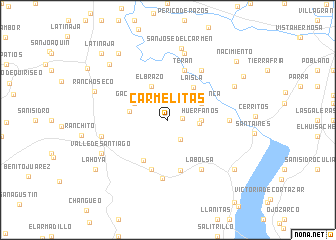 map of Carmelitas