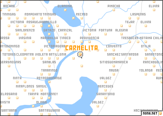 map of Carmelita