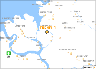 map of Carmelo