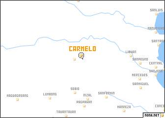 map of Carmelo